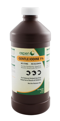Gentle Iodine 1%, 16 oz.