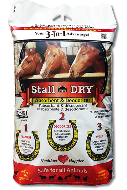 Stall DRY Absorbent & Deodorizer, 40 lb.