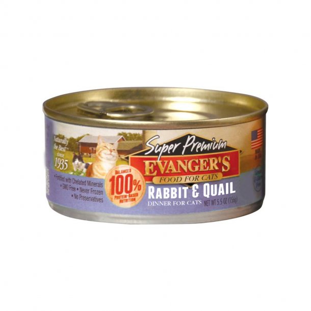 Evangers Super Premium Rabbit and Quail 5.5oz