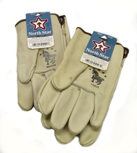 American Made Driver Cowhide Cinch White Glove