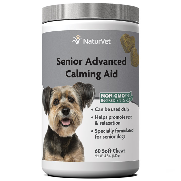 NaturVet Senior Advance Calming Aid Soft Chews, 60 ct.