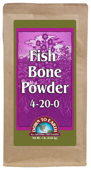 Down to Earth Fish Bone Powder, 4-20-0, 1 lb.
