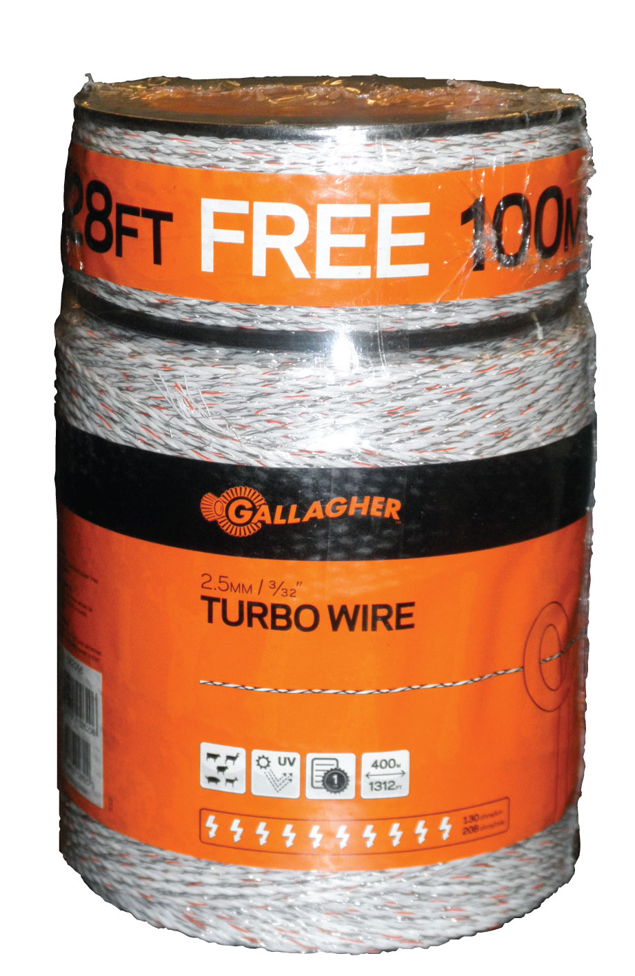 Gallagher Turbo Wire White 2624'