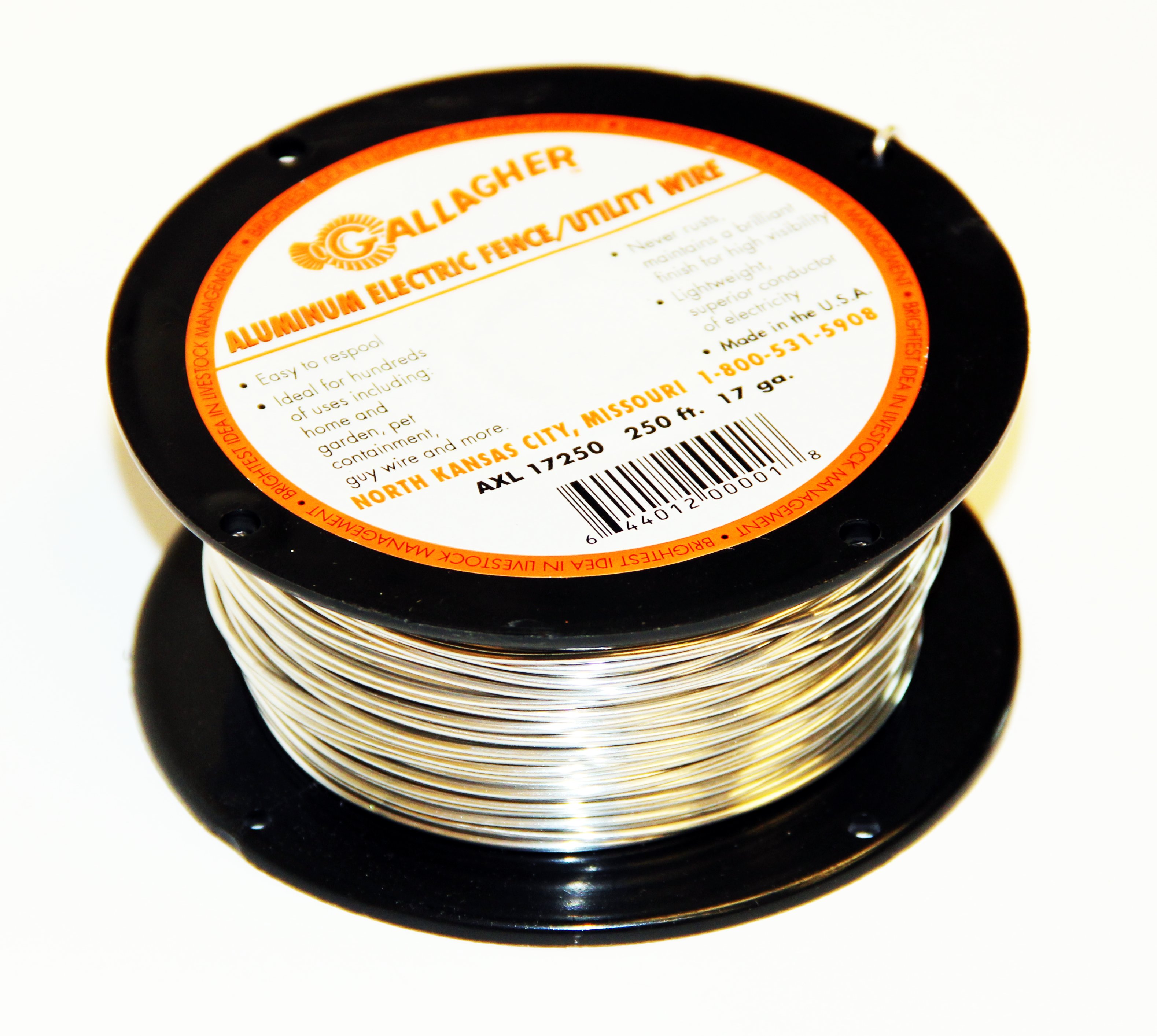 Gallagher XL Aluminum Fence Wire 17 ga x 250 ft