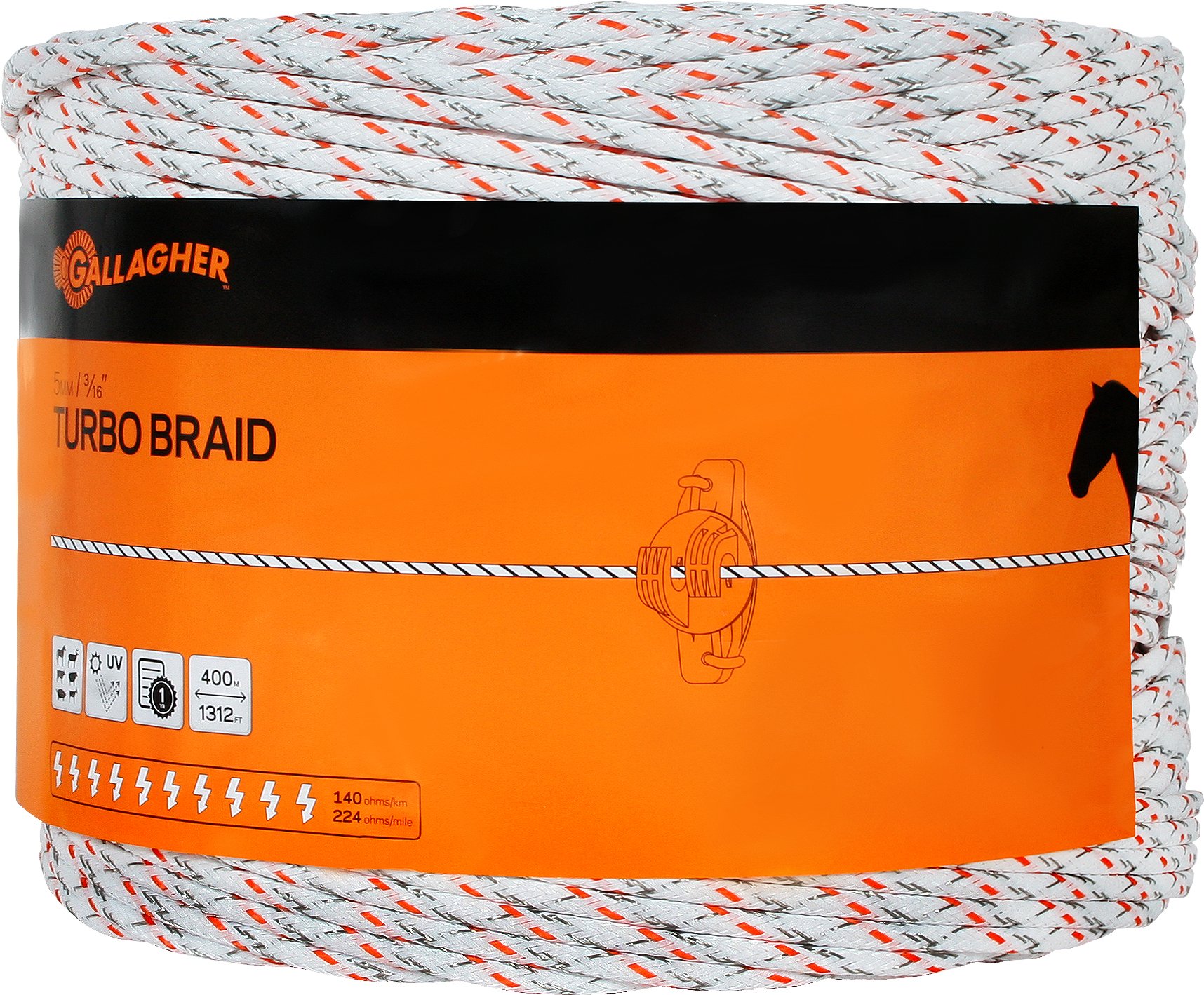 GALLAGHER EQUIBRAID WHITE 1312'