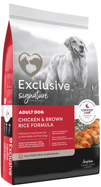 Exclusive Chick & Brn Rice 30lb