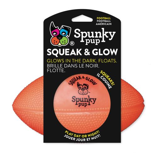 Spunky Squeaker & Glow Football