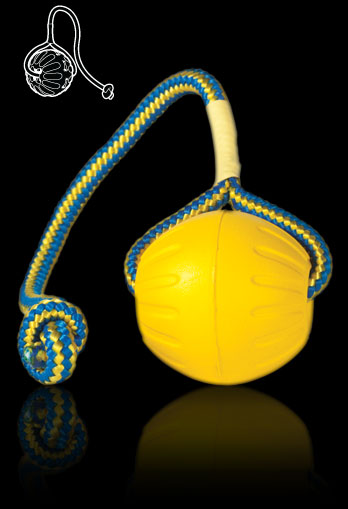 STARMARK SWING 'N FLING FETCH BALL, MEDIUM