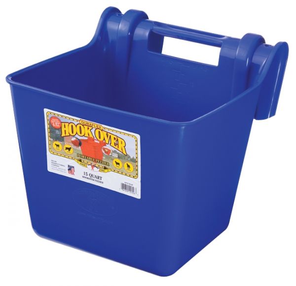 Hook Over Feeder, Blue, 15 qt.