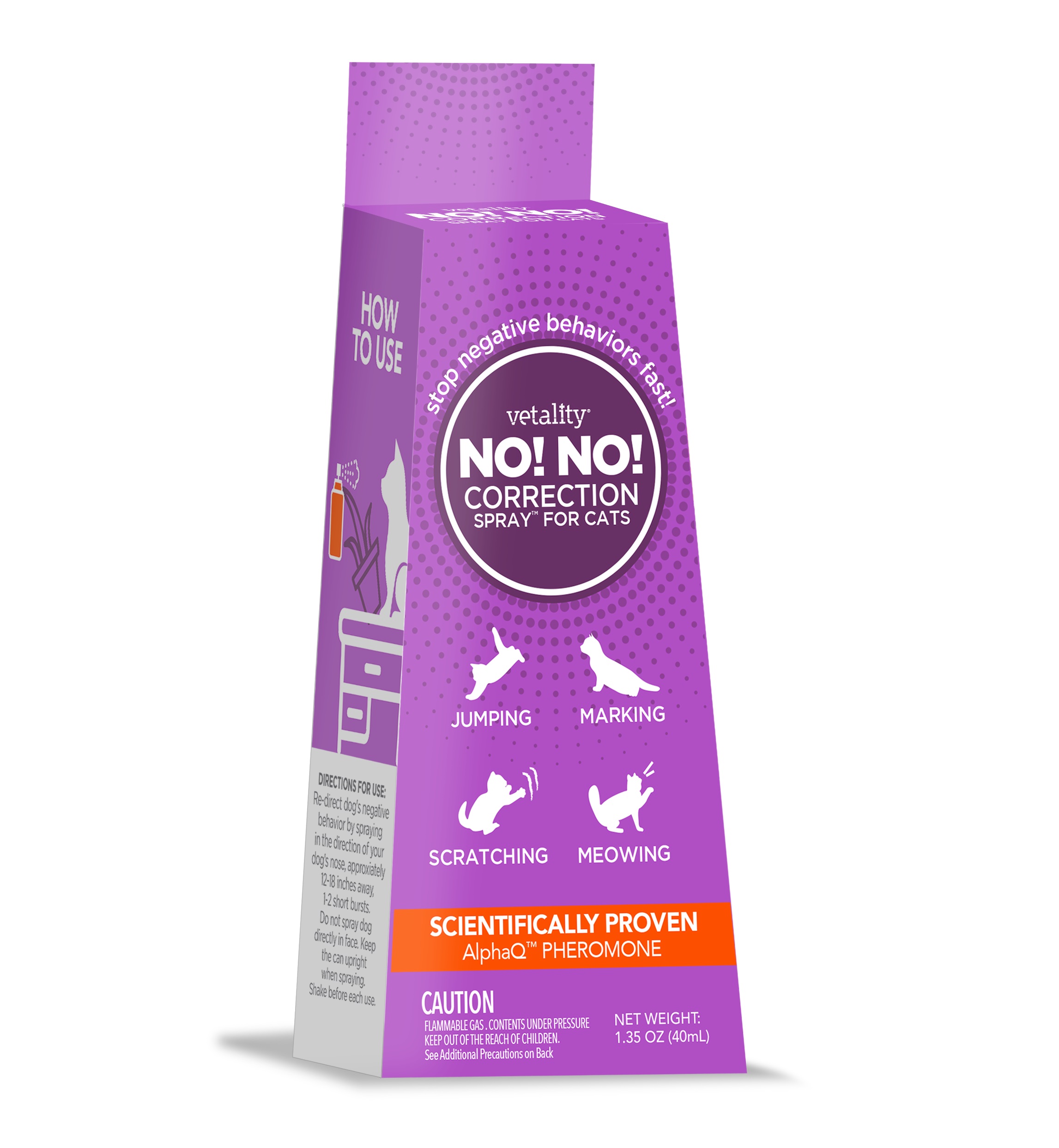 Vetality NO!NO! Correction Spray for Cats