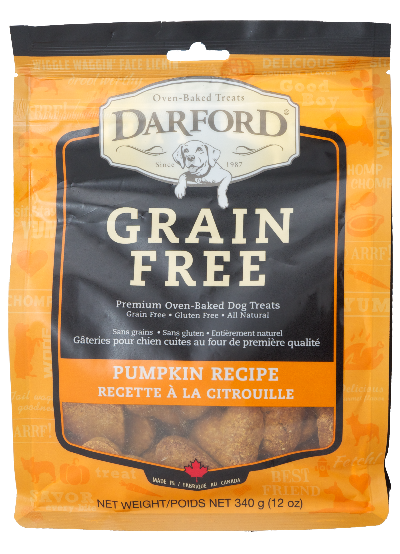 Darford Grain Free Pumpkin Premium Oven Baked Treat, 12 oz.