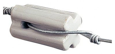 Bullnose Porcelain Insulator 10 Pack