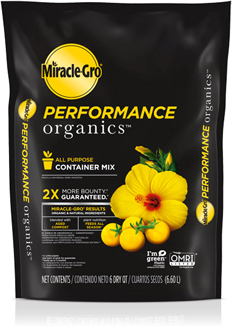 Miracle-Gro Performance Organics Container Mix, 6 qt.