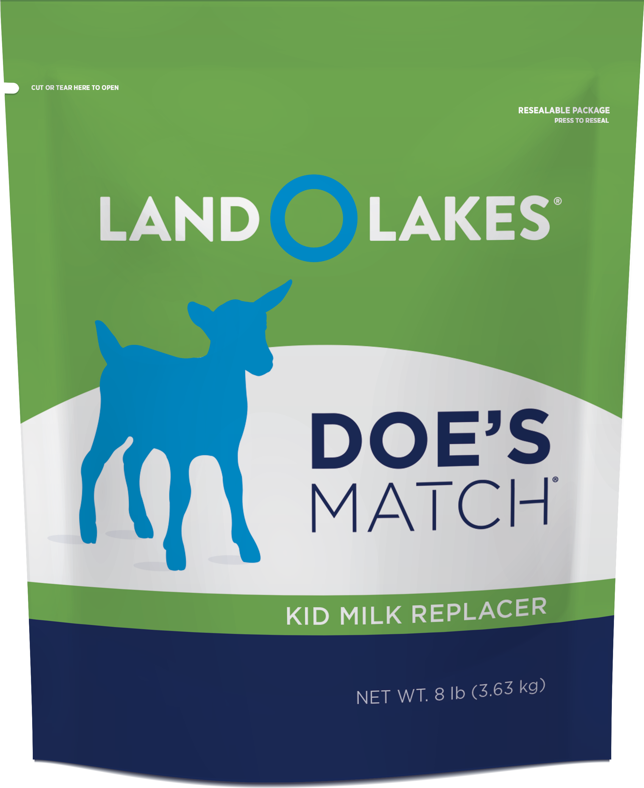 Land o' Lakes Doe's Match Kid Milk Replacer, 8 lb.