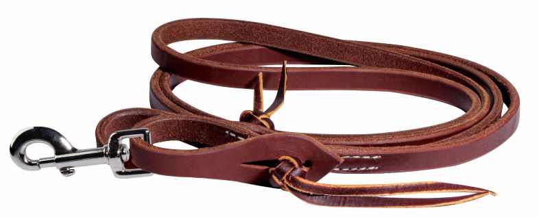Ranch Heavy Oil Pineapple Knot Roping Reins, 1/2"