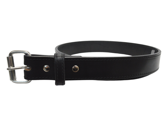 P & B Harness Leather Black Belt