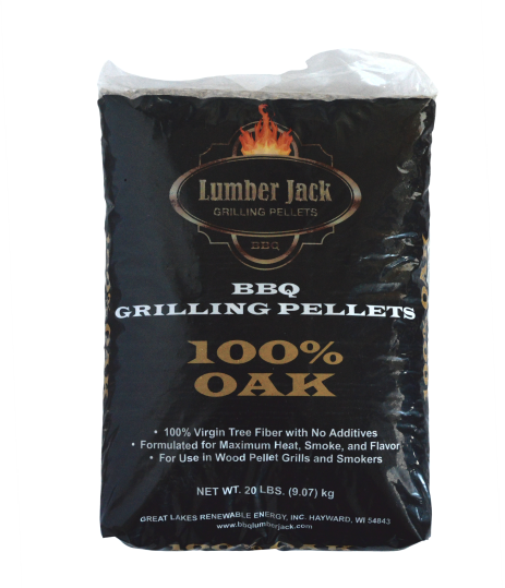 Lumber Jack Oak BBQ Pellets, 20 lb.
