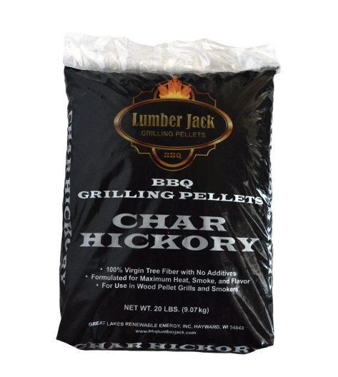 Lumber Jack Char Hickory Bbq Pellets, 20 lb.