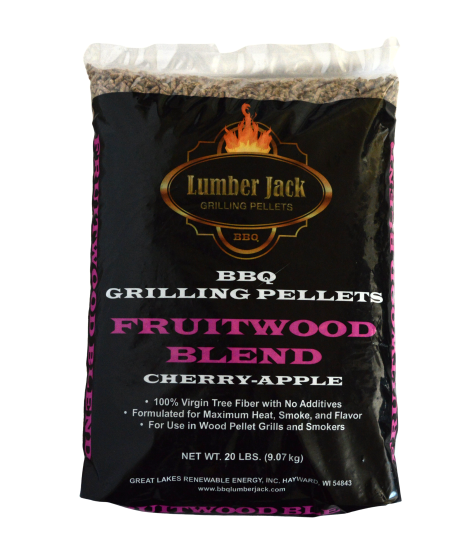 Lumber Jack Fruitwood Blend BBQ Pellets, 20 lb.