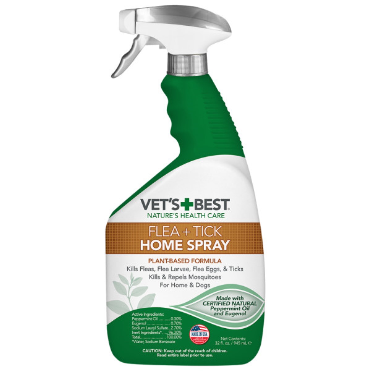 Vet's Best Flea and Tick Home Spray, 30 oz.