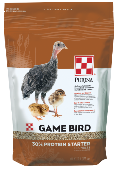 GAME BIRD 30% PROTEIN STARTER, 10 LB.