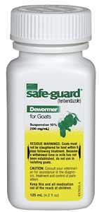 Safeguard Goat Dewormer Oral Drench 125ml