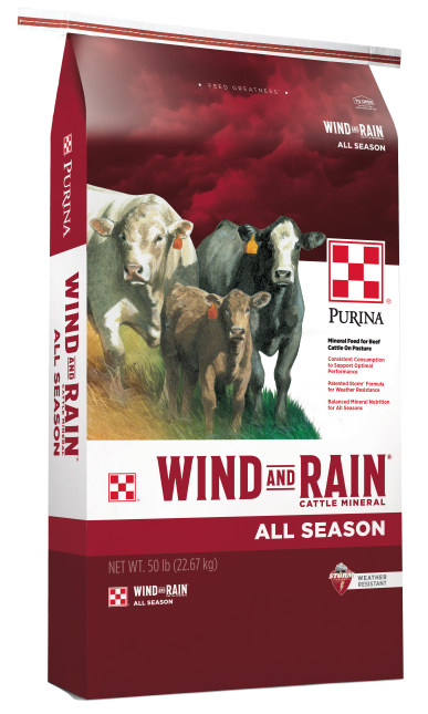 Purina® Wind and Rain® All Season Cattle Mineral 50 lb.