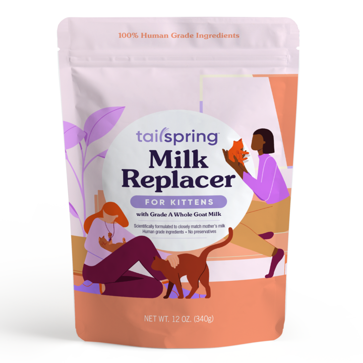 Tailspring Goat Kitten Powder Milk Replacer, 12 oz.