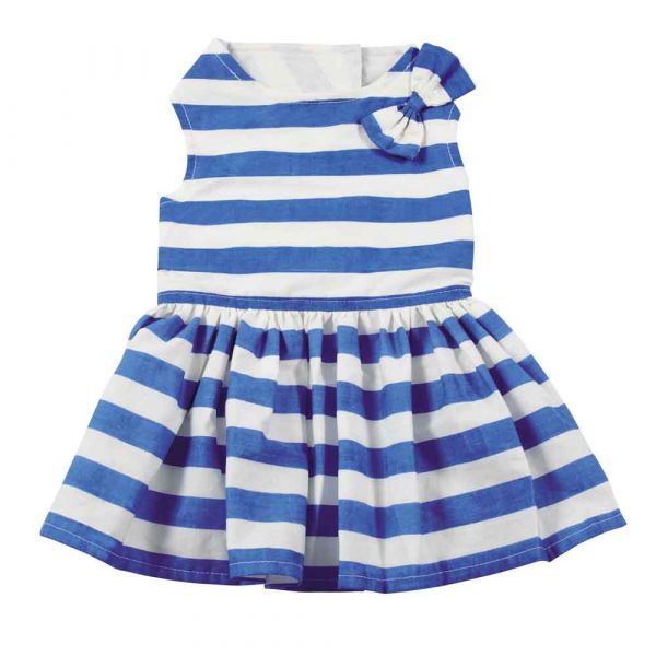 East Side Collection Blue Stripe Dress