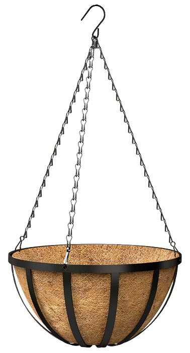 Black Iron Hanging Basket