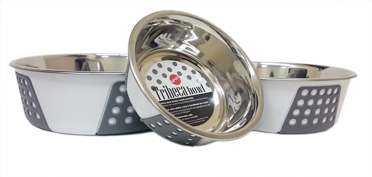 ETHICAL PET TRIBECA BOWL, 30 OZ., WHITE