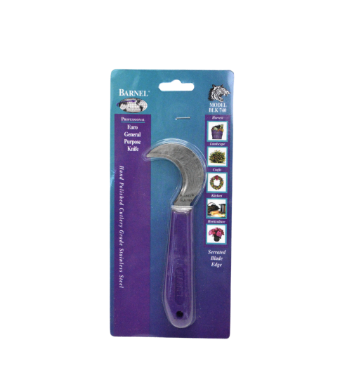 Curved Blade Knife, 6"