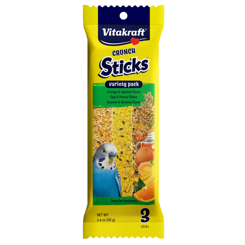 Vitakraft Crunch Sticks for Parakeets Variety Pack