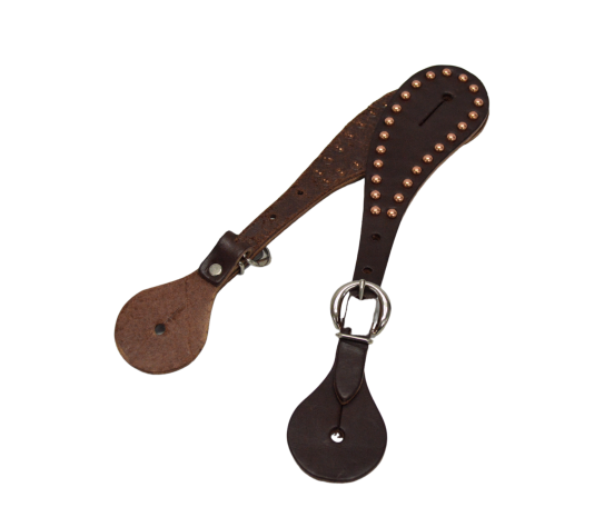 Ladies Spur Strap with Copper Dots
