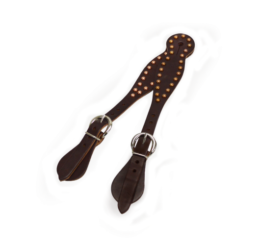Men's Spur Straps with Copper Dots