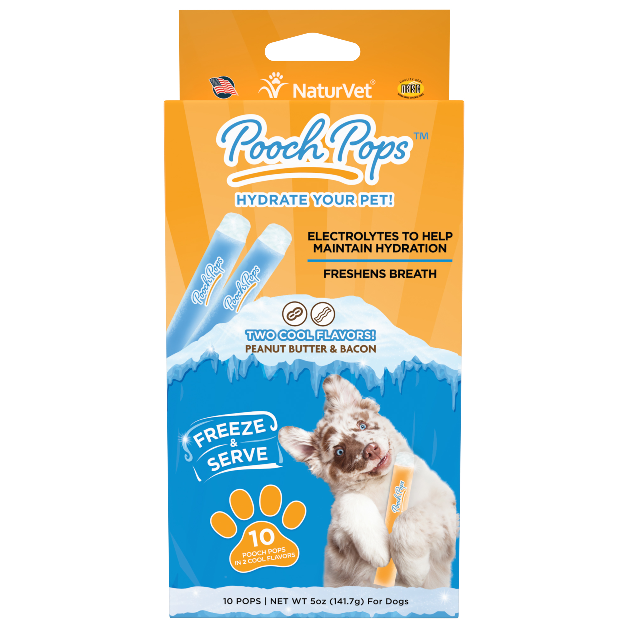 Naturvet Pooch Pops, Bacon and Peanut Butter