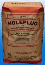 Bentonite Hole Plug 3/8, 50 lb.