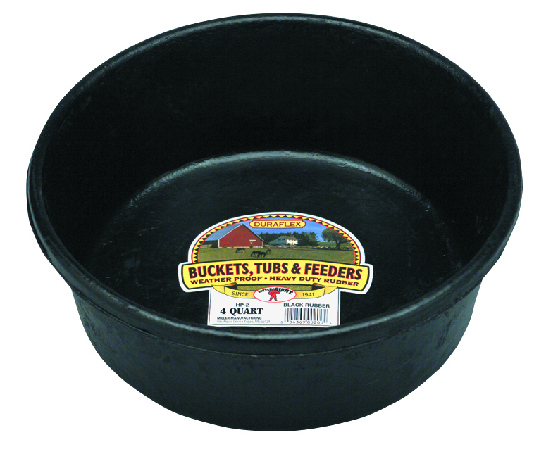 Miller Rubber Feed Pan 4 Quart