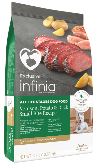 Infinia Venison, Potato & Duck, 30 lb.