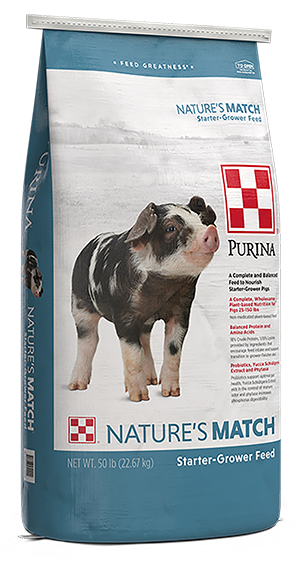 Purina Nature's Match Starter Grower 50 lb.