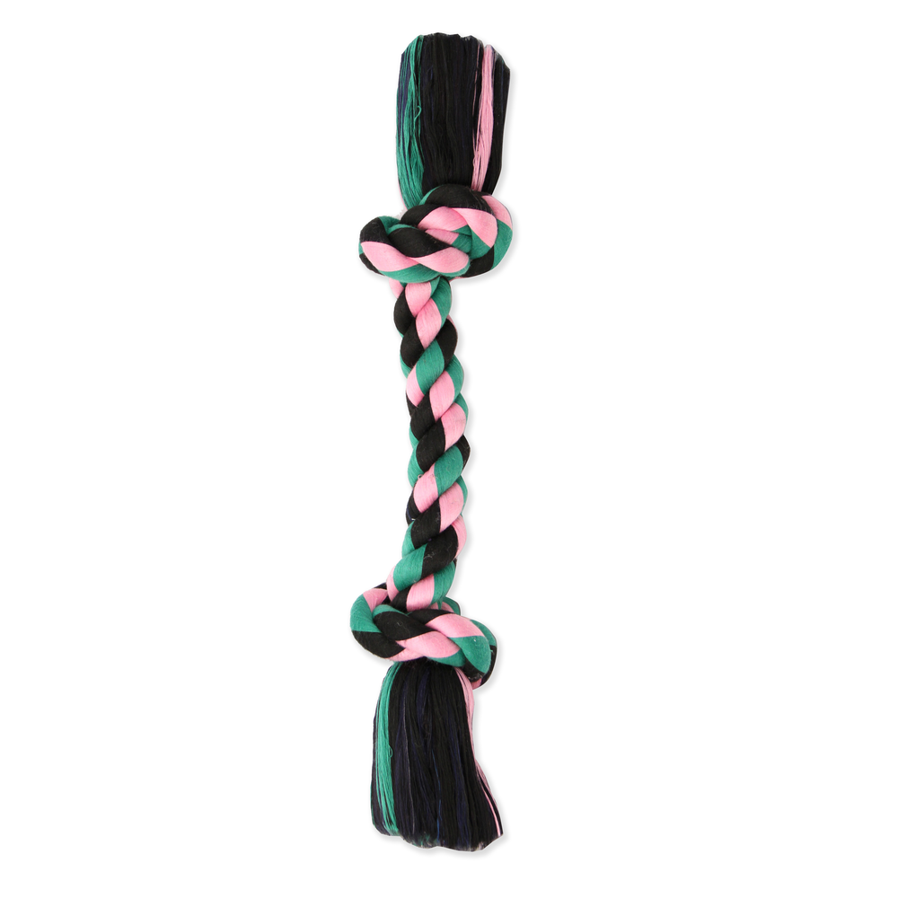 Mammoth 2 Knot Rope Bone, Large, Color