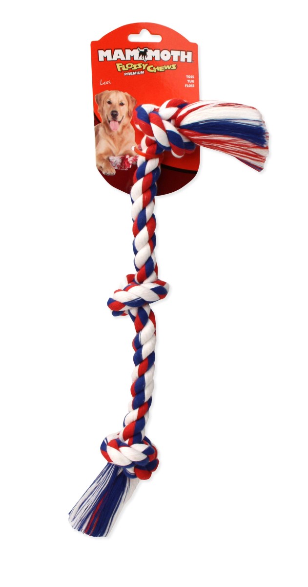 Mammoth 3 Knot Rope Tug, Small, Color