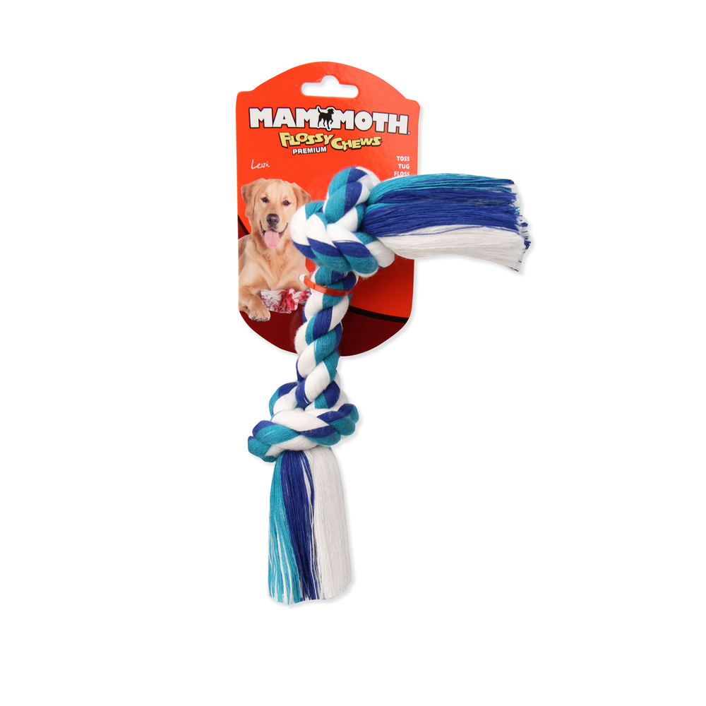 2 Knot Rope Bone, Medium, Color