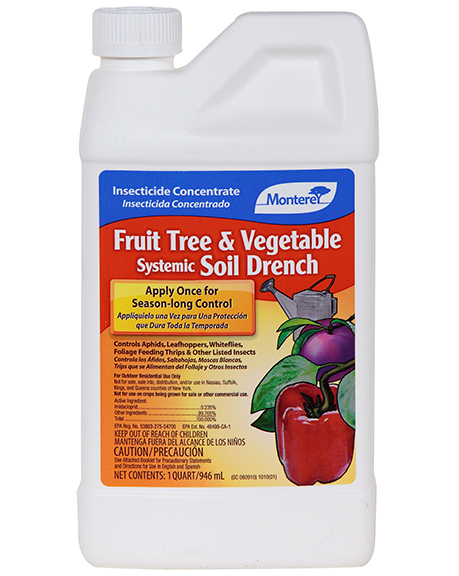 Monterey Fruit Tree & Vegetable Systemic Soil Drench, 1 qt.