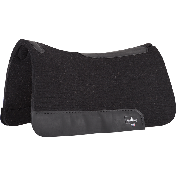 Classic Equine Virgin Wool Pad Black 30"x34"