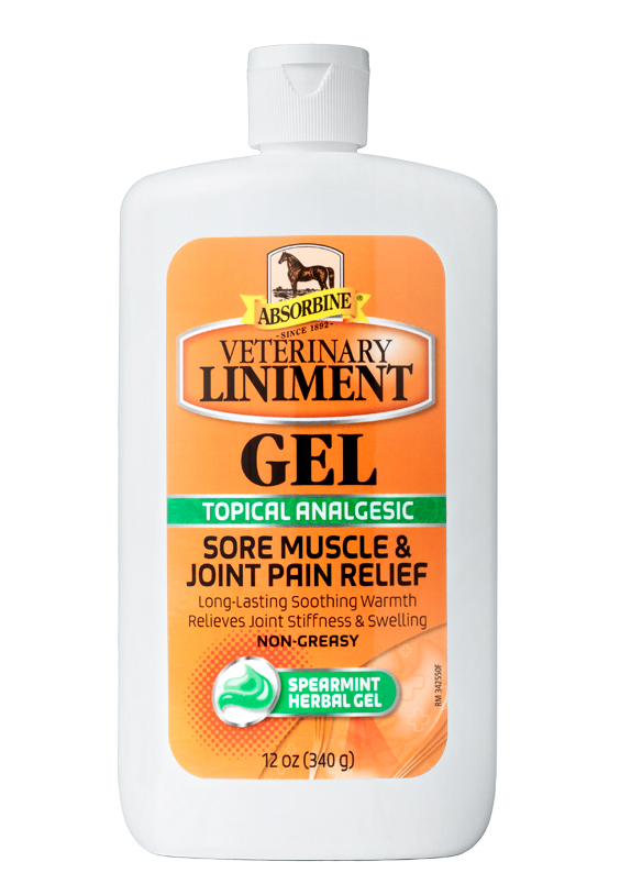 ABSORBINE VETERINARY LINIMENT GEL, 12 OZ.