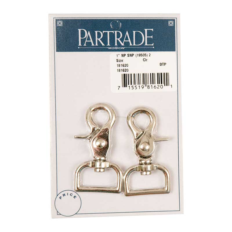 Nickel Plated Snap, 1", 2 pk.