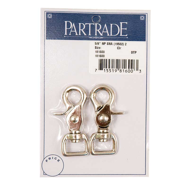 Nickel Plated Snap, 5/8", 2 pk.