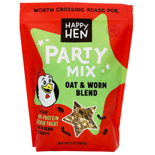 Happy Hen Party Mealworm and Oat, 2 lb.