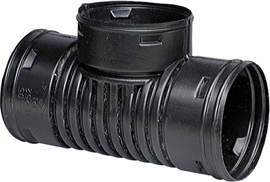 Snap Tee, Corrugated, 6"